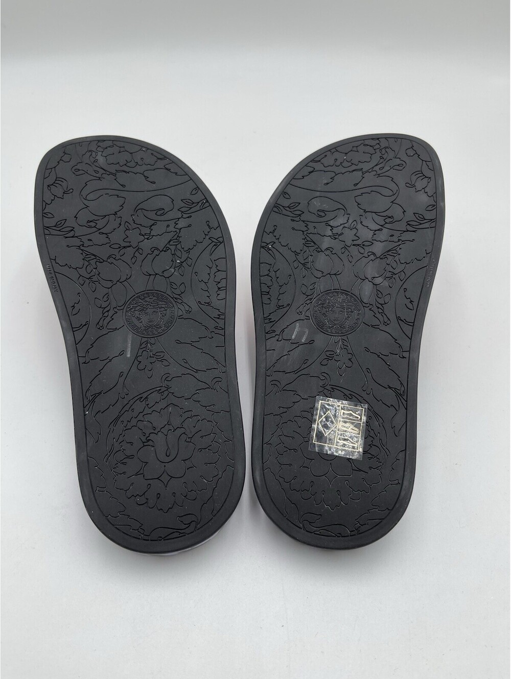 Versace Women's Logo Print Rainbow Multi-Color Pool Slide Flip Flops Shoes 36 - Picture 5 of 5